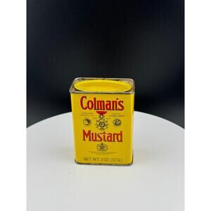 Vintage Colman's Mustard Double Superfine Tin